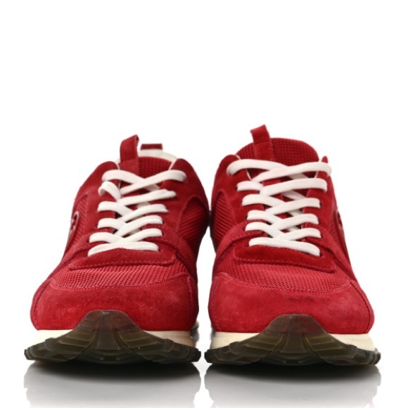 SOLD
LOUIS VUITTON 
Suede Calfskin Run Away Sneakers - Picture 3 of 9